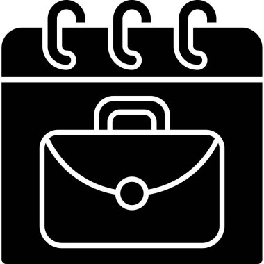 Çanta. Web simgesi basit tasarım