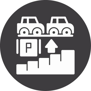 park vektörü simgesi modern basit illüstrasyon