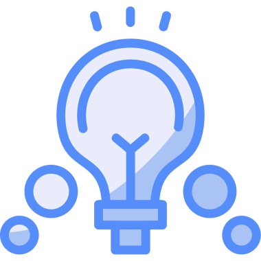 Fikir simgesi vektör illüstrasyonu