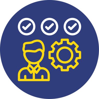 Modern simgenin vektör illüstrasyonu