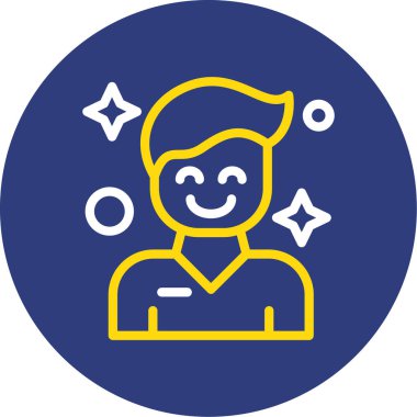 Takım elbiseli ve şapkalı bir adamın vektör çizimi