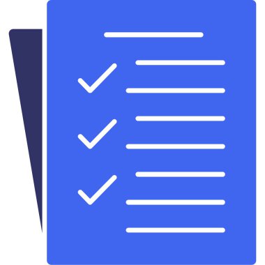 Pano listesi vektör simgesi