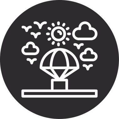 Modern simge eksikliğinin vektör illüstrasyonu