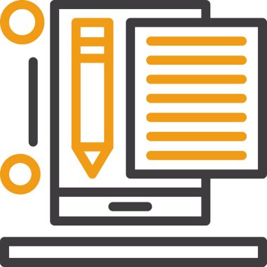 belge simgesi, vektör çizimi