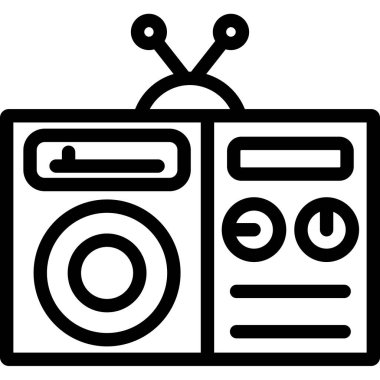 audio speaker. simple illustration