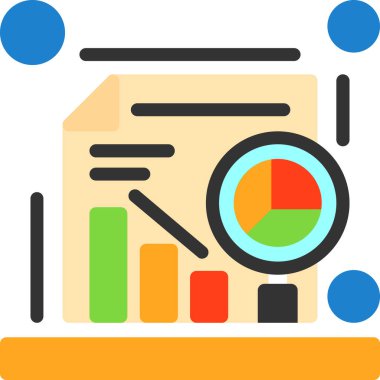 Analiz veri tablosu simgesi doldurulmuş ana hatlar biçiminde