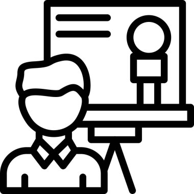 Röportaj konferansı simgesi