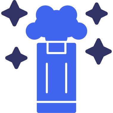 Basit vektör illüstrasyon temizliği