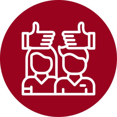 iş dünyası takım çalışması insanları simge vektör çizimi tasarımı