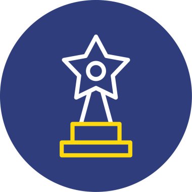 Ödül. Web simgesi vektör illüstrasyonu
