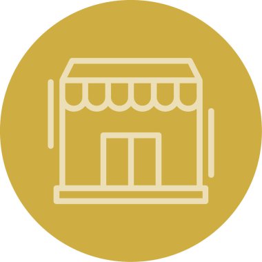 Modern yapı simgesinin vektör illüstrasyonu