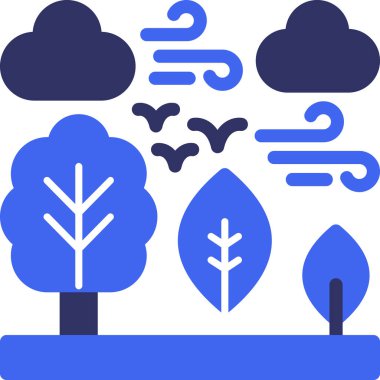 Bulut hava durumu doğa simgesi