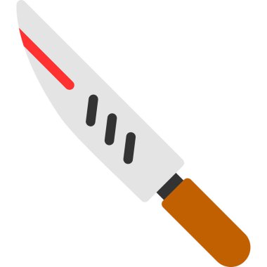 bıçak simgesi vektör illüstrasyonu