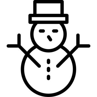 kardan adam simgesi, vektör illüstrasyonu