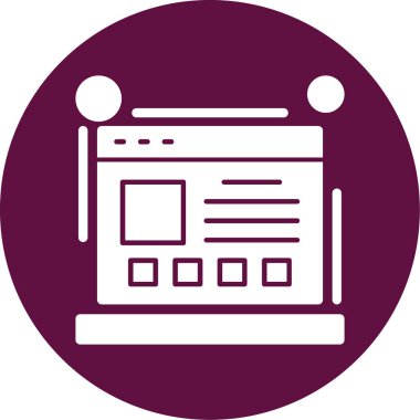 Web ve mobil için vektör simgesi