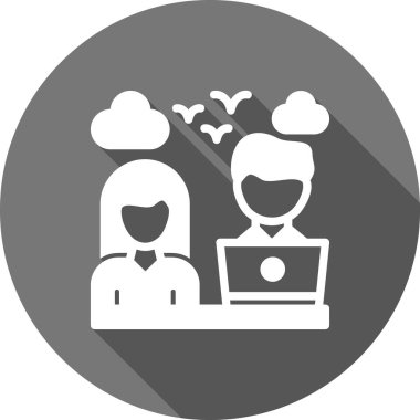 iş ve finans simgesi