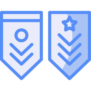 Rozet rozet simgesi - taslak biçimi