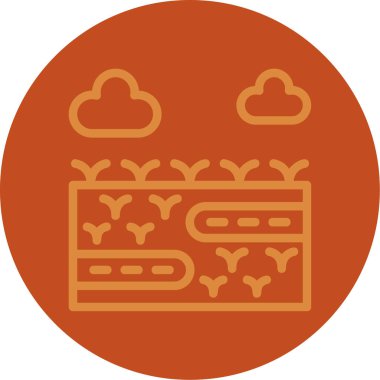 Ekmek. Web simgesi basit illüstrasyon