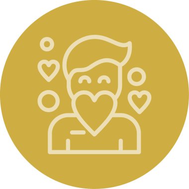 man simgesi vektör illüstrasyonu