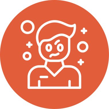 avatar. Web simgesi basit illüstrasyon