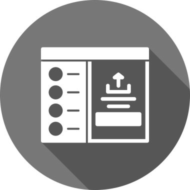 seo modern simgesinin vektör illüstrasyonu