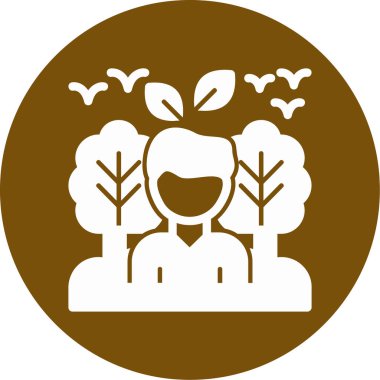 Çevreci Kabartma Çemberi, Vektör İllüstrasyonu