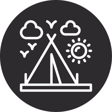 vektör rüzgar simgesi illüstrasyonu