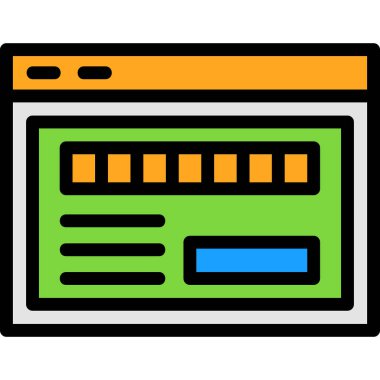 bilgisayar web simgesi, basit tasarım