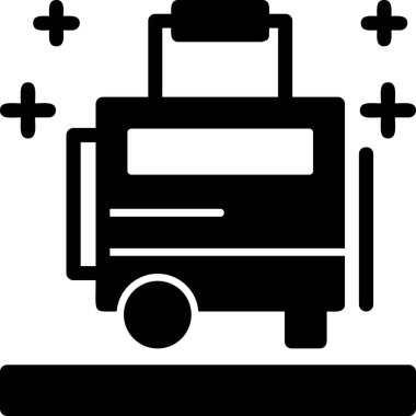 Seyahat simgesinin vektör illüstrasyonu