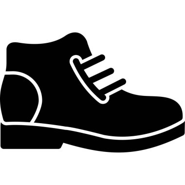 ayakkabı ikonu vektör illüstrasyonu
