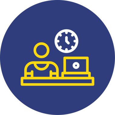 Laptop modern simgesinin vektör illüstrasyonu