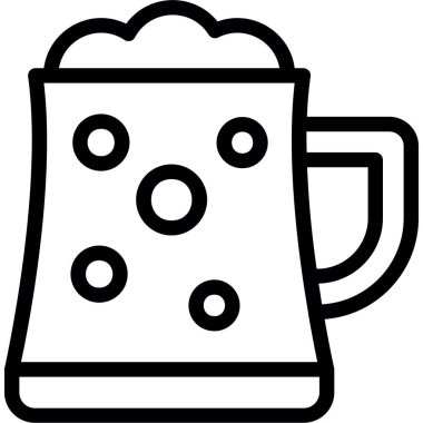 bira bardağı taslak biçiminde içki ikonu