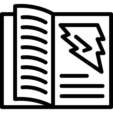 Belge. Web simgesi basit illüstrasyon