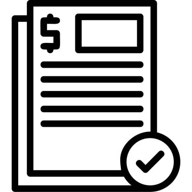 bill icon. Beyaz arkaplanda izole edilmiş web tasarımı için dolar vektör simgesi