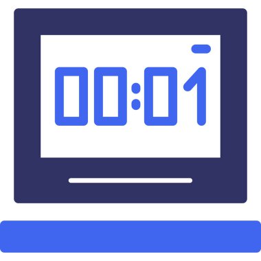 Bilgisayar. Web simgesi basit tasarım