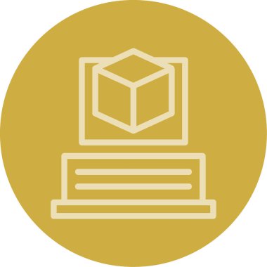 Bir kitap simgesinin vektör illüstrasyonu