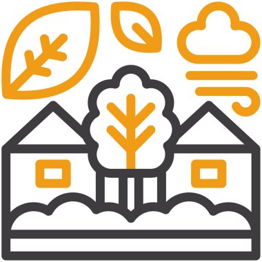 çiftlik çiftçiliği simgesi - taslak biçimi