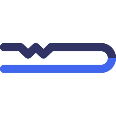 mıknatıs ağ simgesi basit illüstrasyon