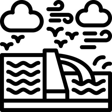 Kumsal. Web simgesi basit illüstrasyon