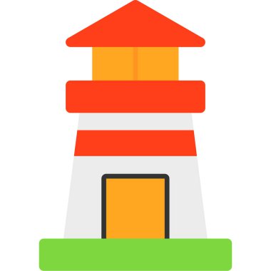 bina inşaat simgesi düz biçimli