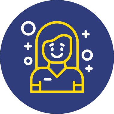 İnsan simgesinin vektör illüstrasyonu