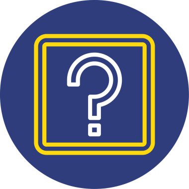 Soru işareti vektör illüstrasyonu