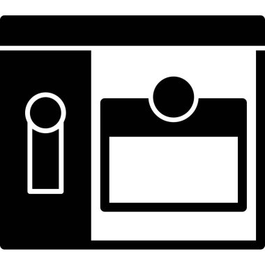 kutu simgesi, vektör illüstrasyonu