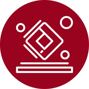 Bir b eksikliği simgesinin vektör çizimi