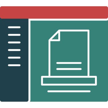 Web tasarım simgesi, vektör illüstrasyonu