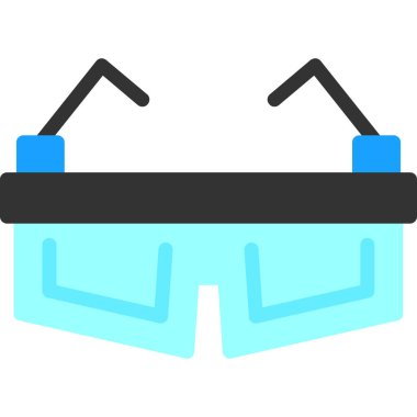 Gözlük. Web simgesi basit tasarım