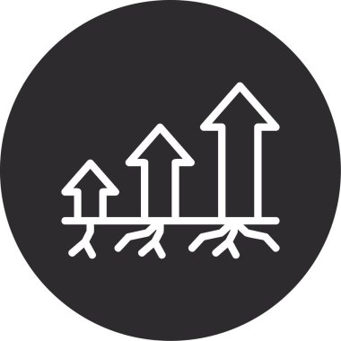 Ok. Web simgesi basit illüstrasyon