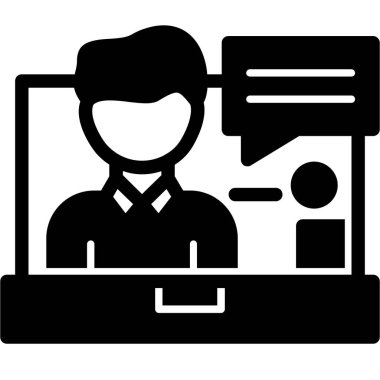 Online eğitim. Web simgesi