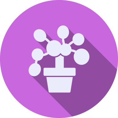 çiçek vektör simgesi. Web ve mobil tasarım için basit tasarım çizimi.