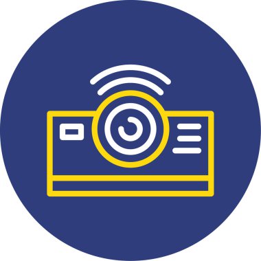 vektör lcd simgesi illüstrasyonu